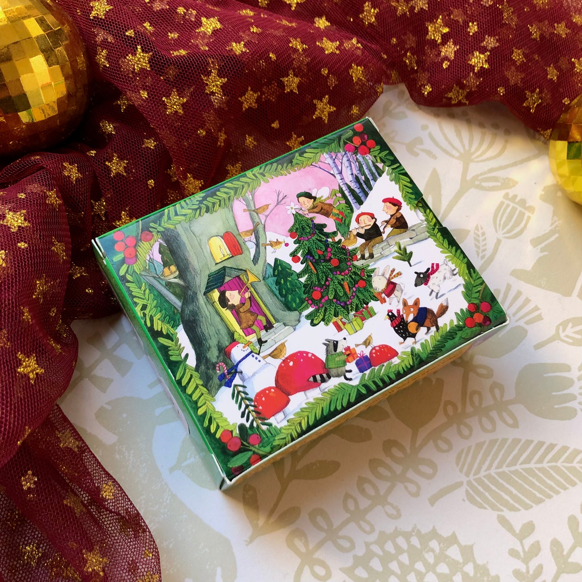 Mini puzzle, Noël dans la forêt. – La Pataugeoire