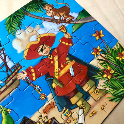 Puzzle - Le pirate et son trésor